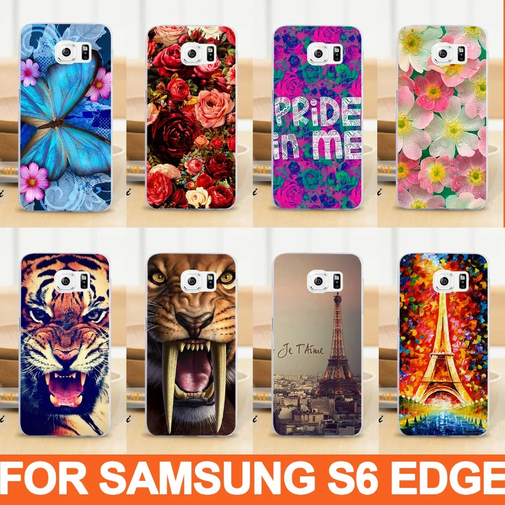 Новые модные чехлы для сотовых телефонов с рисунком Samsung Galaxy S6 Edge G9250 GalaxyS6 чехол