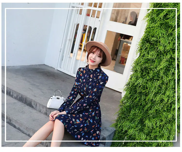 Женское платье с цветочным принтом черное повседневное ТРАПЕЦИЕВИДНОЕ ПЛАТЬЕ