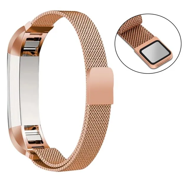Миланский сетчатый Ремешок Для Fitbit Alta/fitbit Alta HR магнитный замок Браслет замена ремешок Нержавеющая сталь металлический ремешок