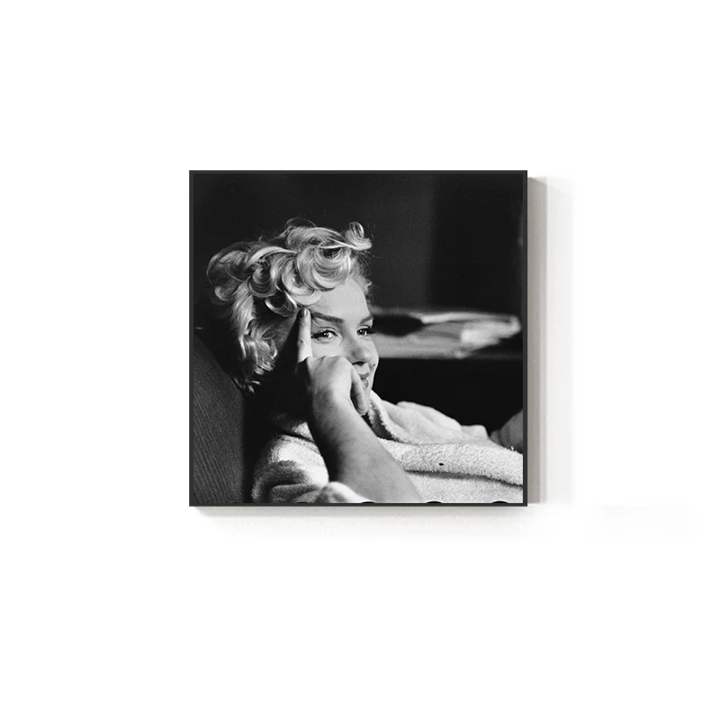 Marilyn Monroe B Черно-белый холст с Мерилин Монро Искусство модные постеры и принты настенные картины гостиная куадро Decoracion Tableau салон - Цвет: Marilyn Monroe B