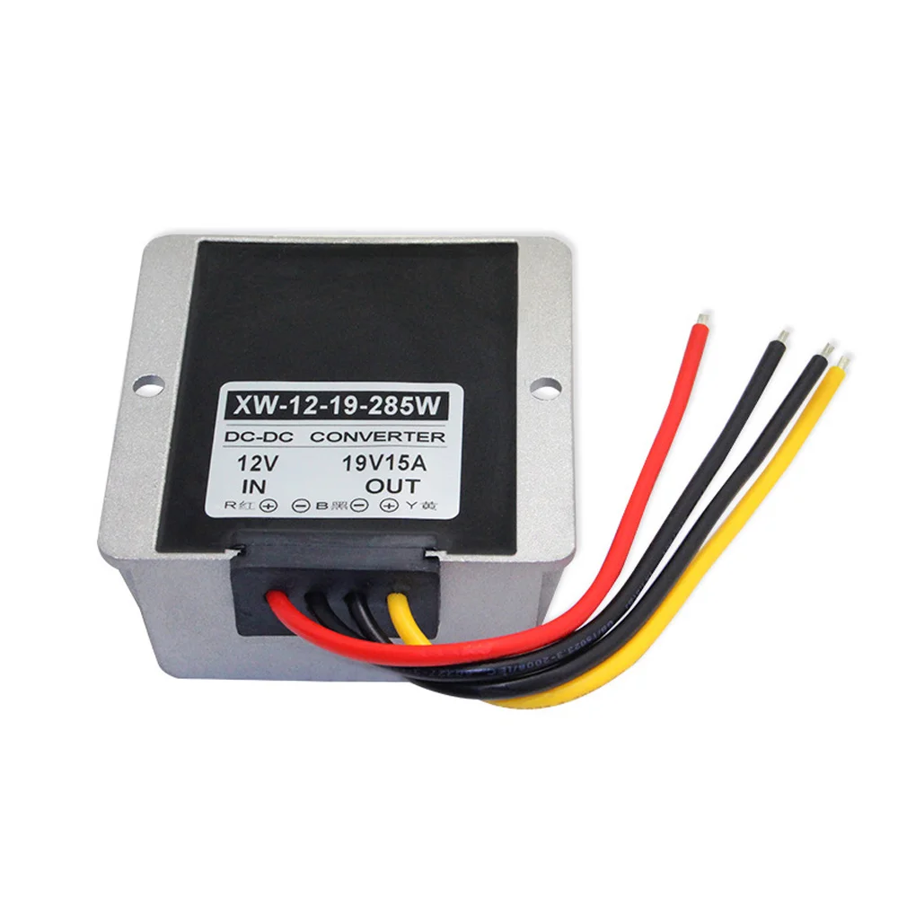 XINWEI DC12V Шаг до DC19V 15A 285W конвертер алюминиевые регуляторы напряжения