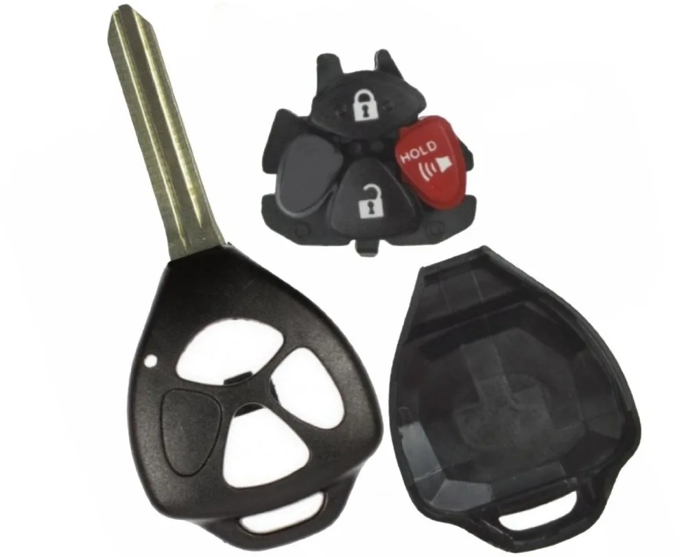 Запасной чехол KEYECU для дистанционного ключа с 3 кнопками Toyota Avalon Yaris Camry Matrix Scion TC XB