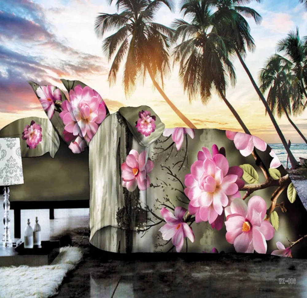 4 шт. 3D постельные принадлежности набор Вселенная космическое тематическое