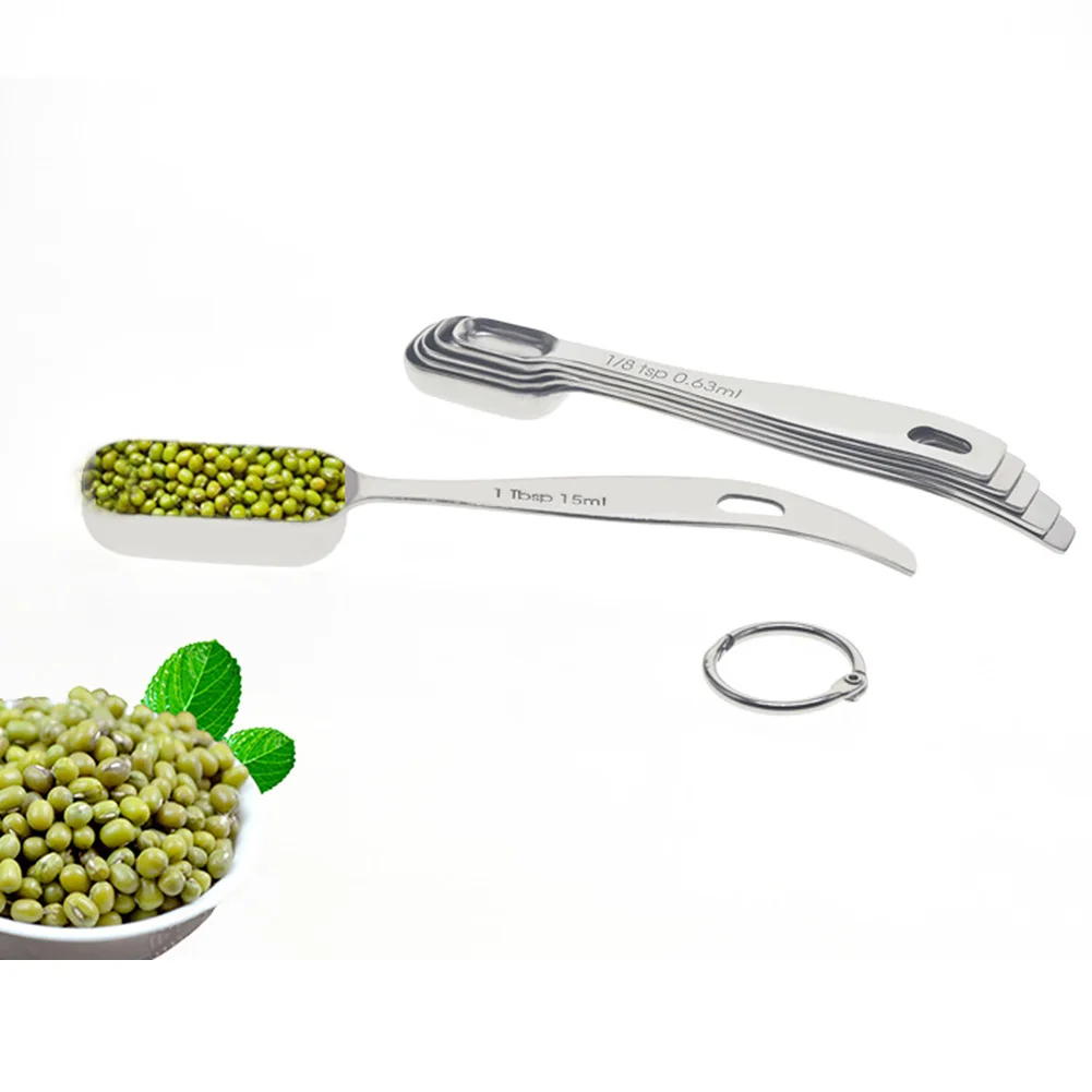 6 шт. для варки нержавеющая сталь приправа со шкалой выпечки торта инструменты
