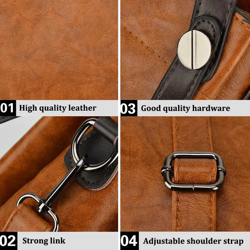 Новые сумки WEIXIER 2019 женская сумка через плечо винтажная Большая большая черная