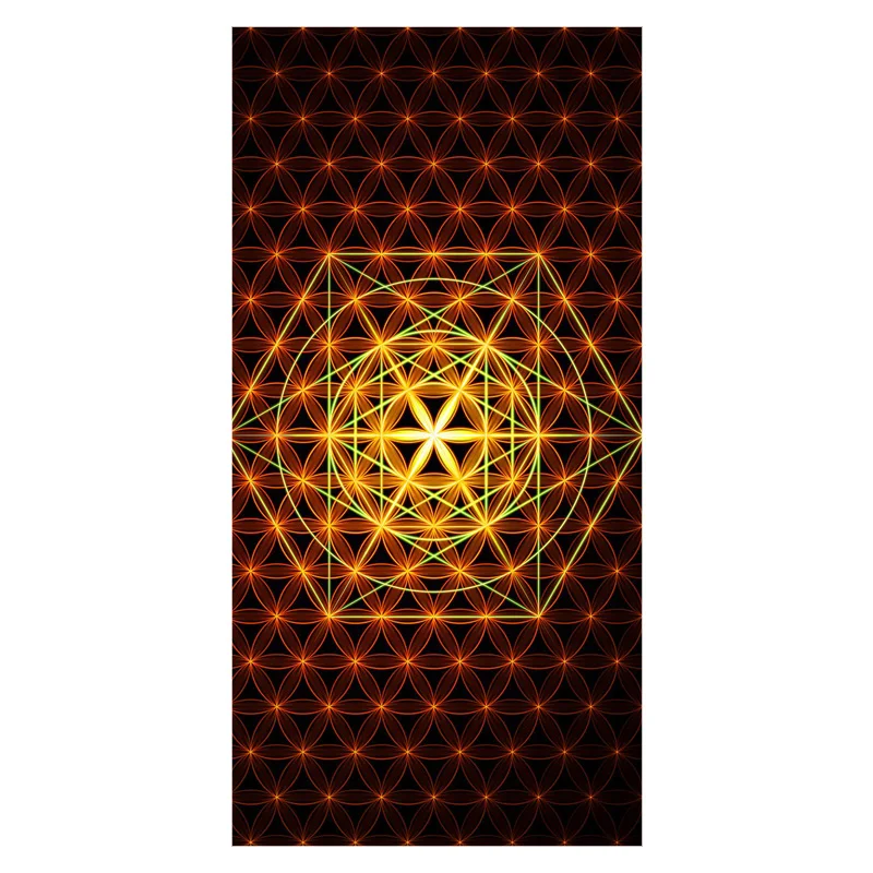 Мягкое женское пляжное полотенце из древнего Египта с геометрическим символом и