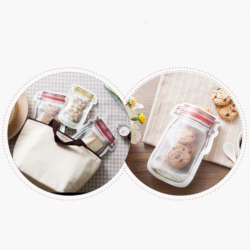 

12x Airtight Seal Clamp Lid Kitchen Storage Container Food Jar Dried Fruit Jam~