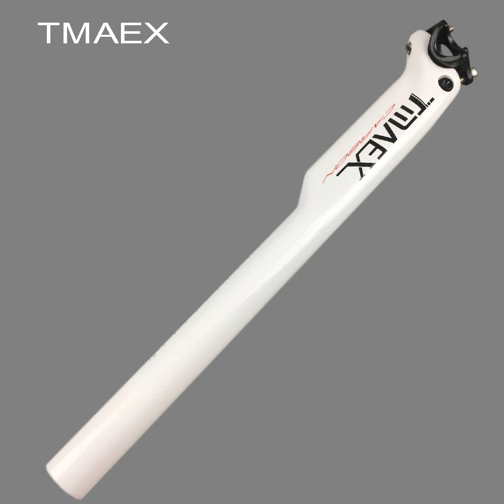 TMAEX полностью углеродный Подседельный штырь для шоссейного велосипеда запчасти
