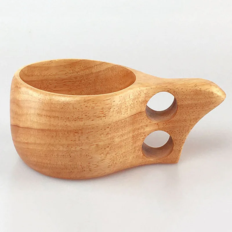 Wooden cup deco decoration mug drinking coffee milk -15cm x 9cm 6cm | Дом и сад