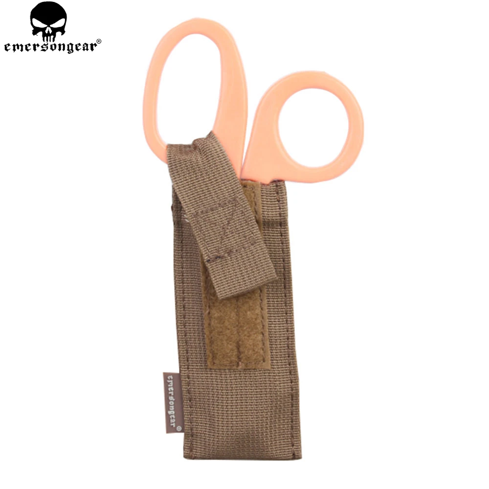 EMERSONGEAR сумка для ножниц держатель ножниц Тактическая Molle сумка для ножниц страйкбол военная Боевая сумка мультикам черный EM6367