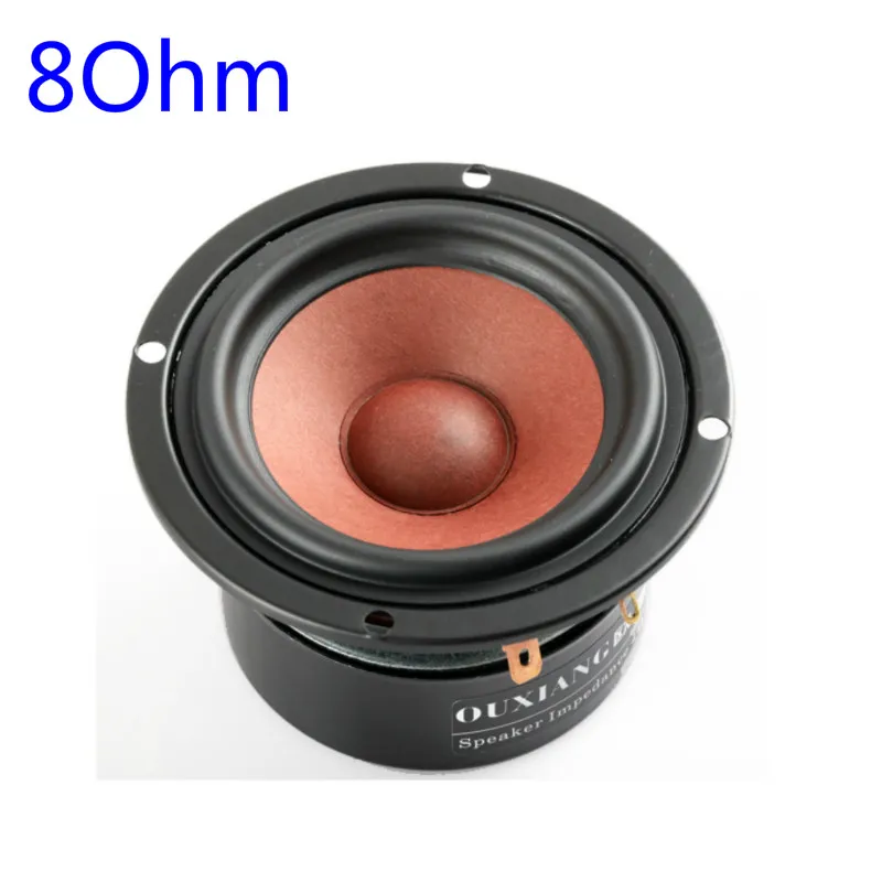 8Ohm Tenghong 2 шт. 3 дюйма аудио динамик 4Ohm 8Ohm 20 Вт полный спектр Hifi стерео книжная полка колонки Настольный громкоговоритель для DIY - Цвет: 8Ohm