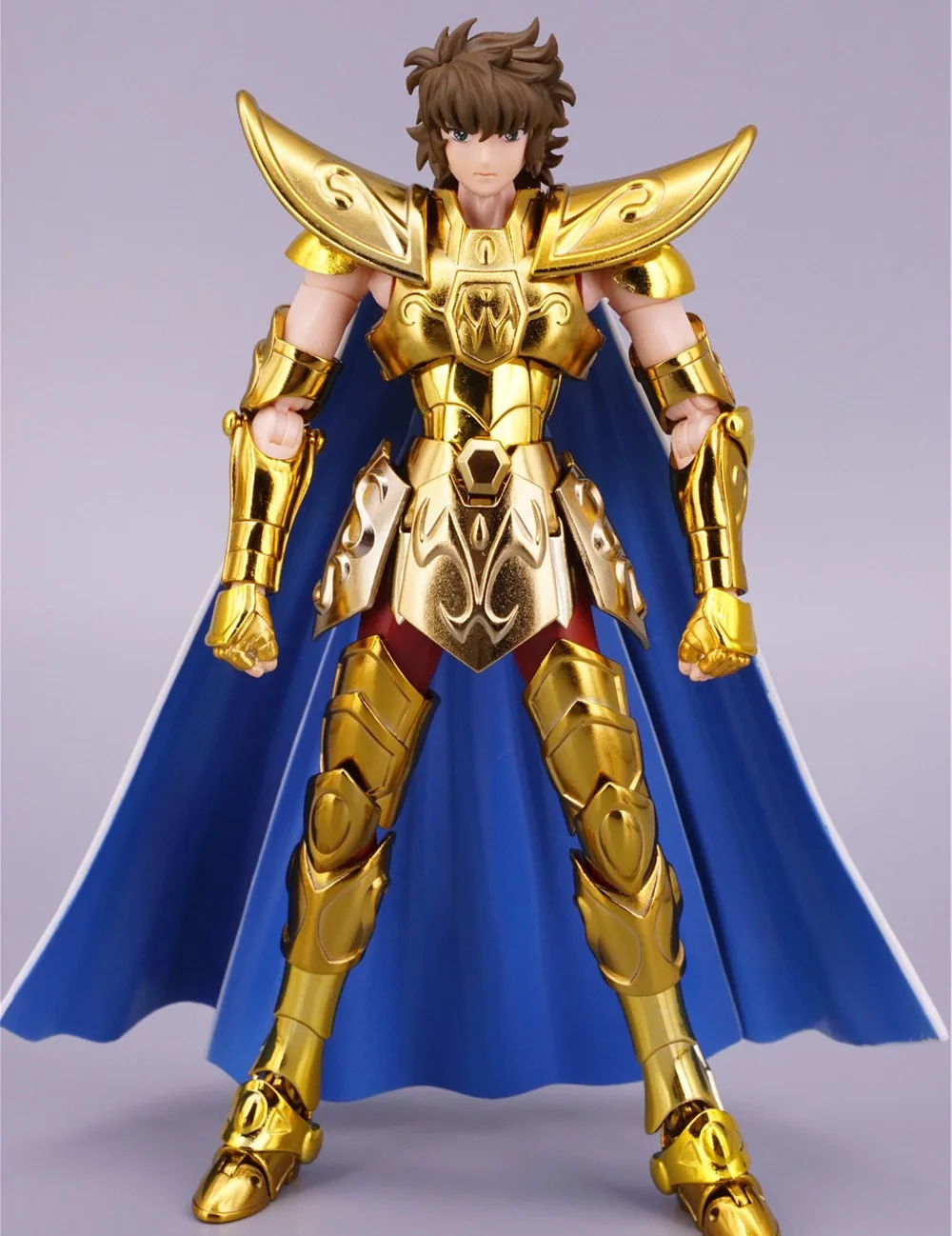 ST S Temple (MC Metal Club) Saint Seiya Ткань Миф EX золотистый Стрелец aiолос модель металлическая