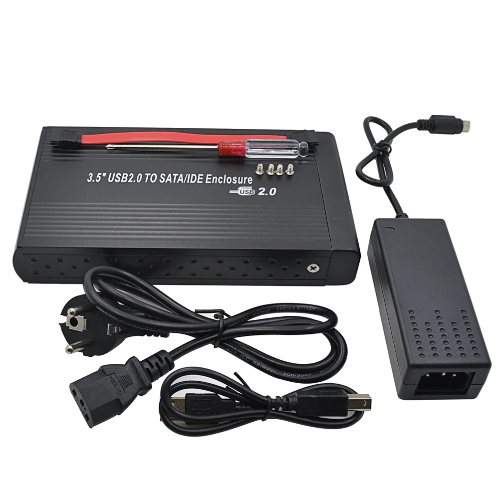 Внешний корпус TISHRIC для HDD 3 5 дюйма HD SSD DVD диск жесткий 2 ТБ Sata IDE к USB 0 адаптер