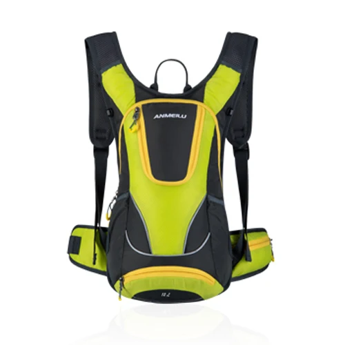 Green Anmeilu 12L водонепроницаемая сумка для горного велосипеда Mochila Ciclismo для занятий спортом на открытом воздухе, бега, велоспорта, рюкзак для альпинизма, треккинга - Цвет: Green