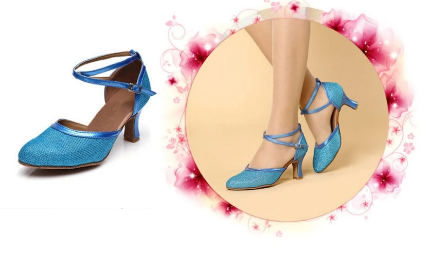 Новинка Женская обувь золотистого и серебристого цвета с блестками Обувь для