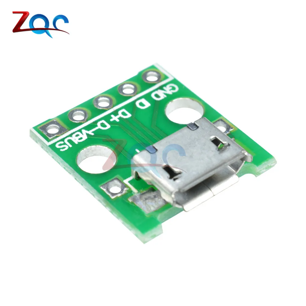 Micro Mini USB A Male USB 2,0 3,0 A Female USB B разъем интерфейс для 2,54 мм DIP PCB конвертер адаптер коммутационная плата