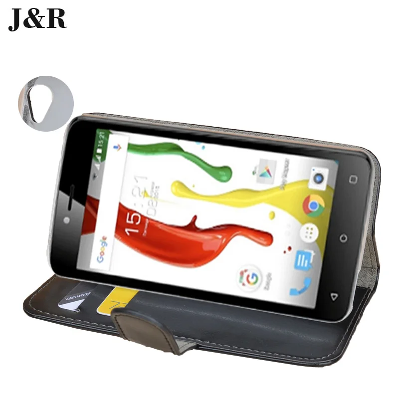 Для Fly fs505 кейс Роскошный кошелек Флип кожаный чехол для Nimbus 7 FS 505 5.0 дюймов телефон