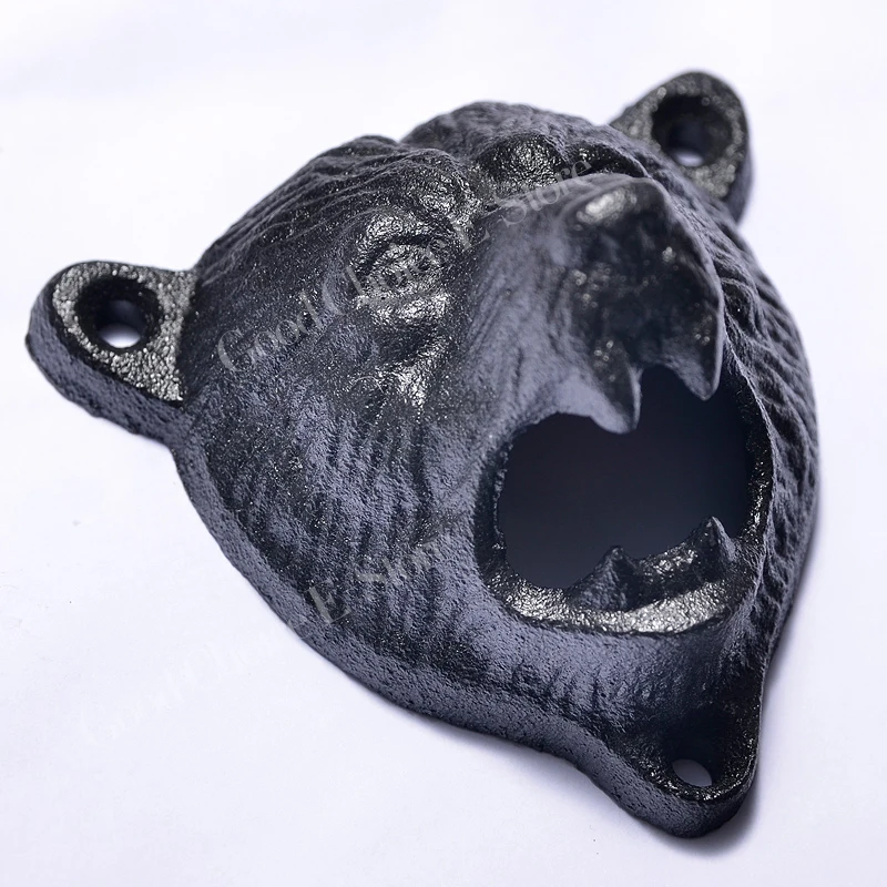 Металлическая чугунная настенная открывалка для бутылок подъемник крышки пива