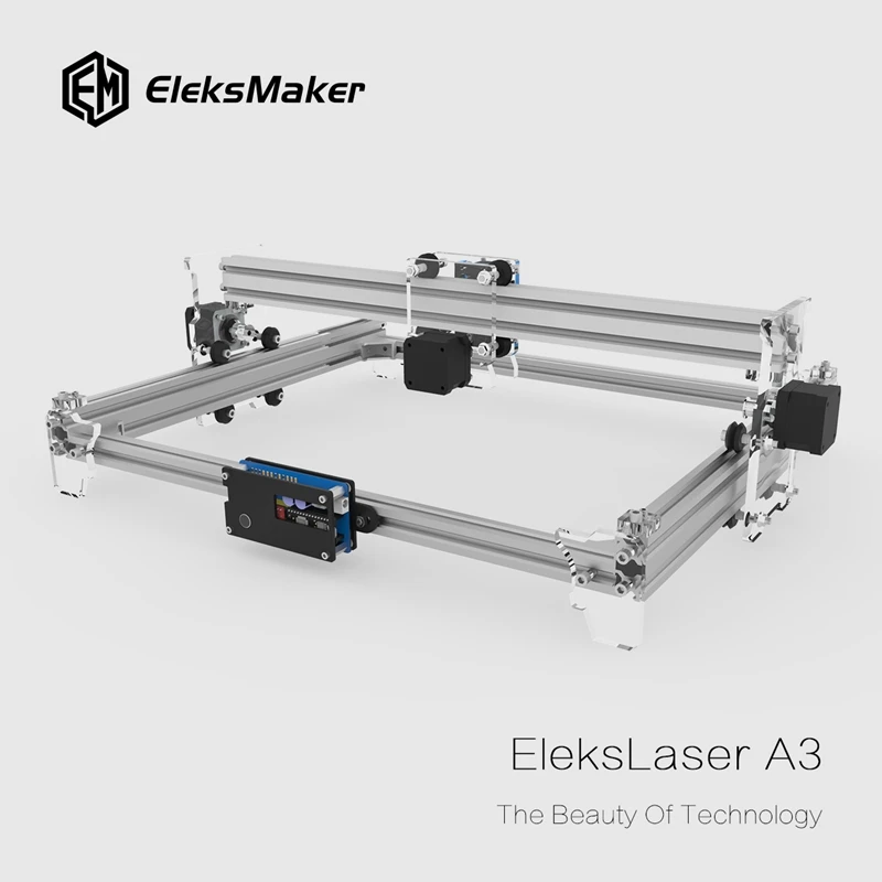 Высокое качество EleksLaser-A3 Pro 2500 МВт лазерный гравировальный станок с ЧПУ лазерный принтер DIY лазерное оборудование