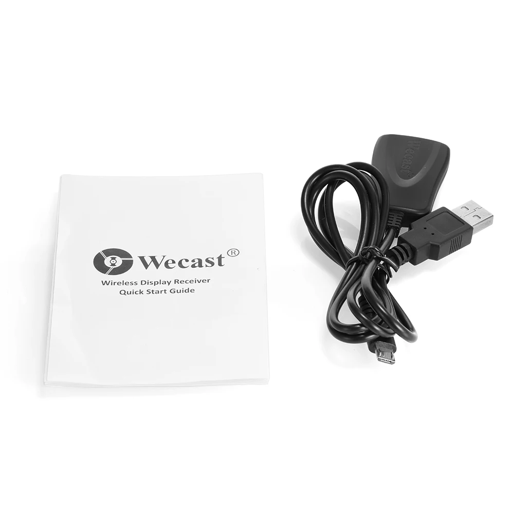 Оригинальный Wecast E8 smart ТВ stick RK3036 H.265 Dual core Miracast DLNA Airplay YouTube Wi Fi wireless display для