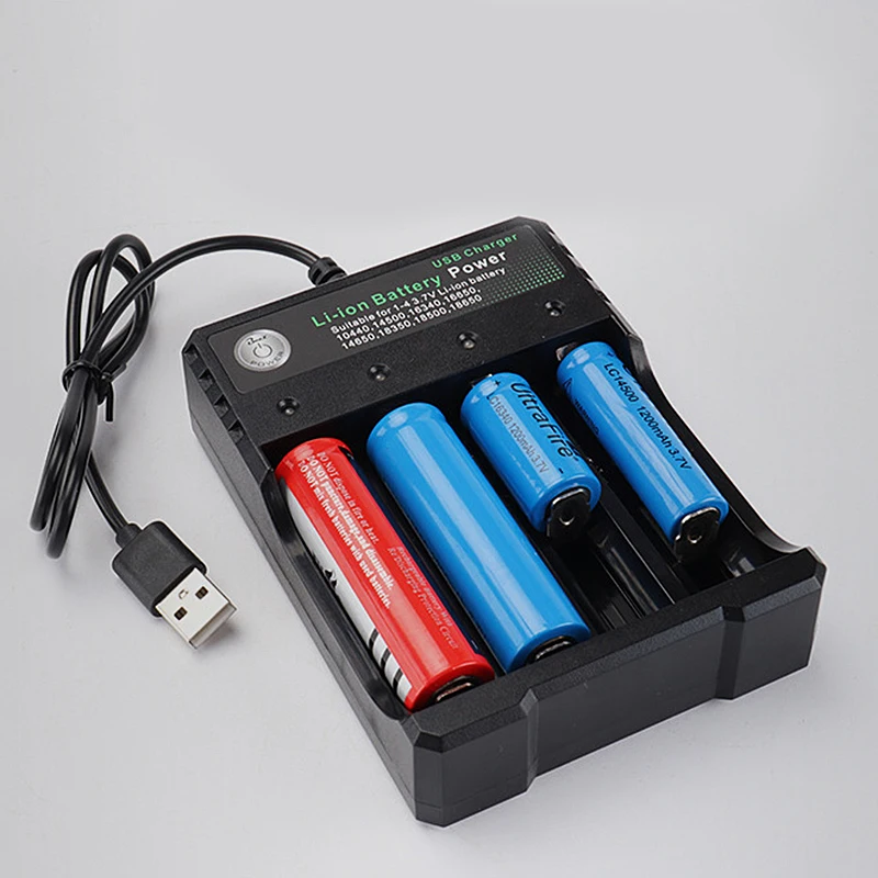 3 7 В 18650 зарядное устройство литий ионная батарея USB независимая зарядка