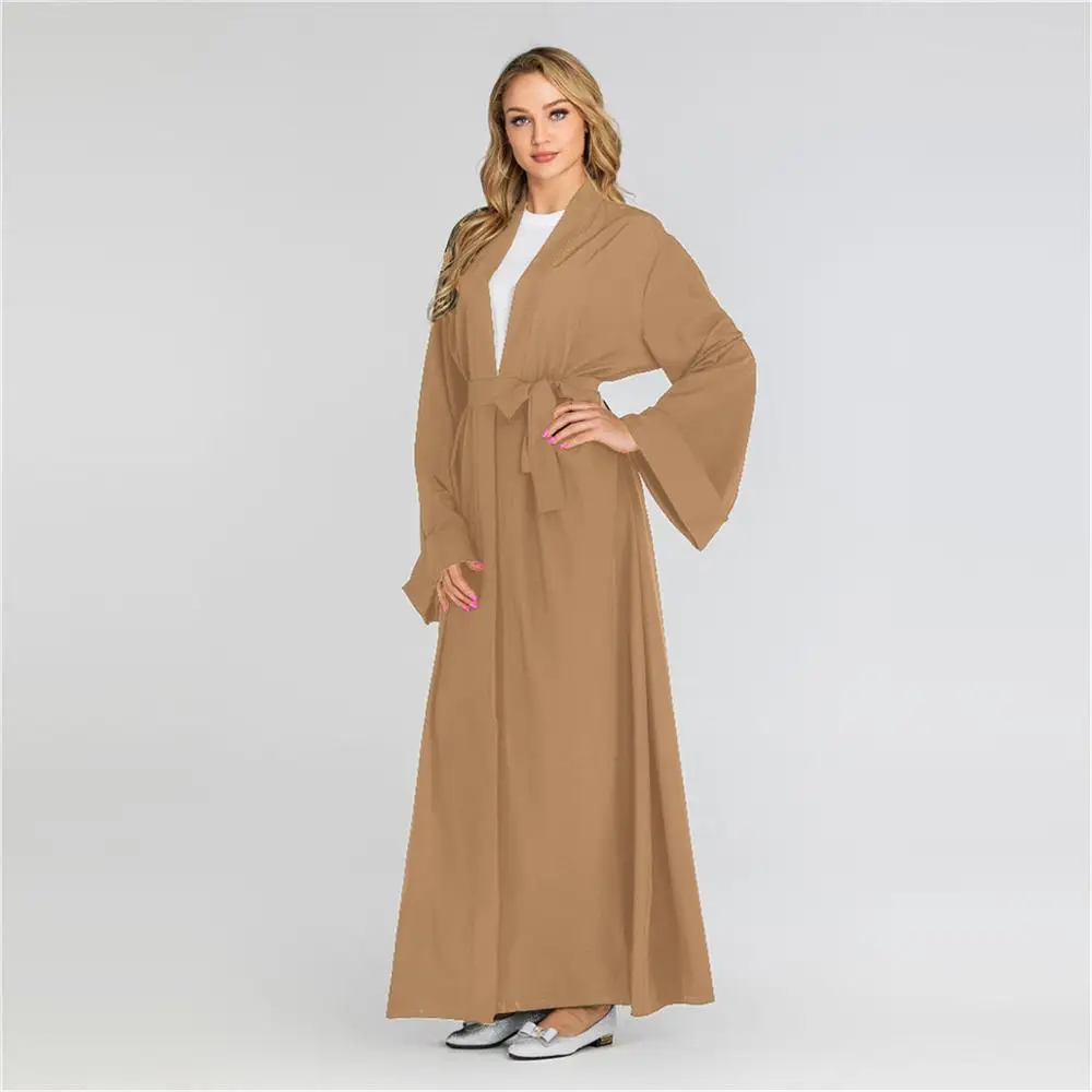 Женское мусульманское платье Кафтан Abayas кимоно в Дубае Musulmane Турецкая