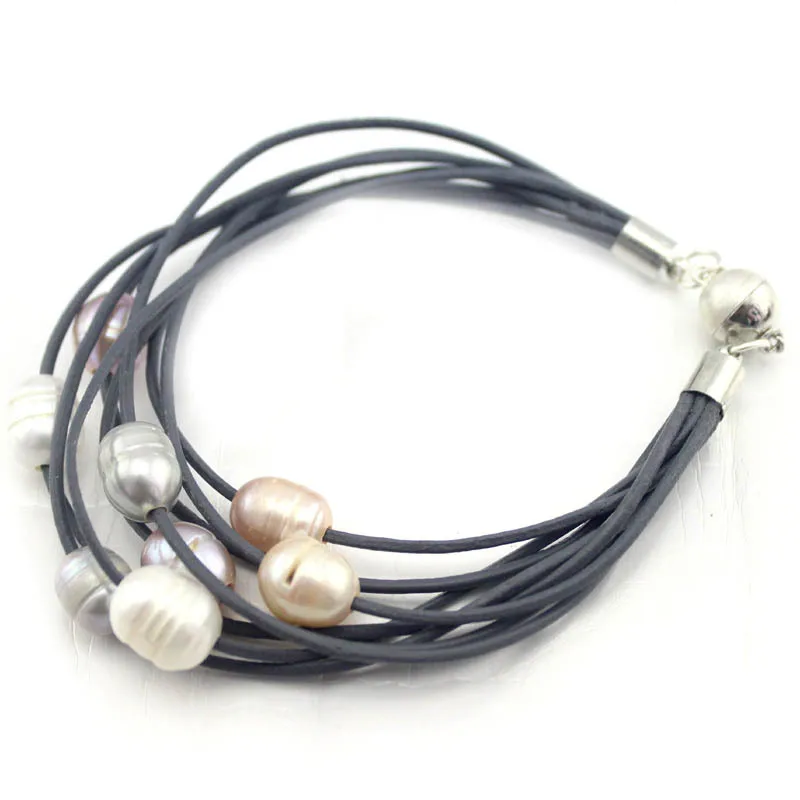 Бесплатная доставка подарочная упаковка или упаковка! 100% многожильный кожаный