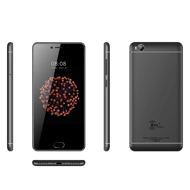 Оригинальный Kenxinda S8 ультра-тонкий отпечатков пальцев 4G 5 0 дюйма 2 GB + 16 смартфон