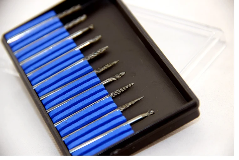 10 шт. Вольфрам твердосплавные боры Сталь стоматологические Алмазные Боры