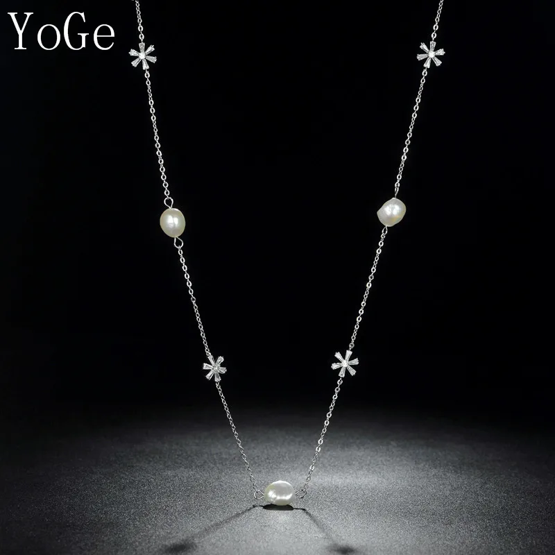Женские украшения для свадьбы и вечеринки YoGe N1169 длинное ожерелье с цепочкой