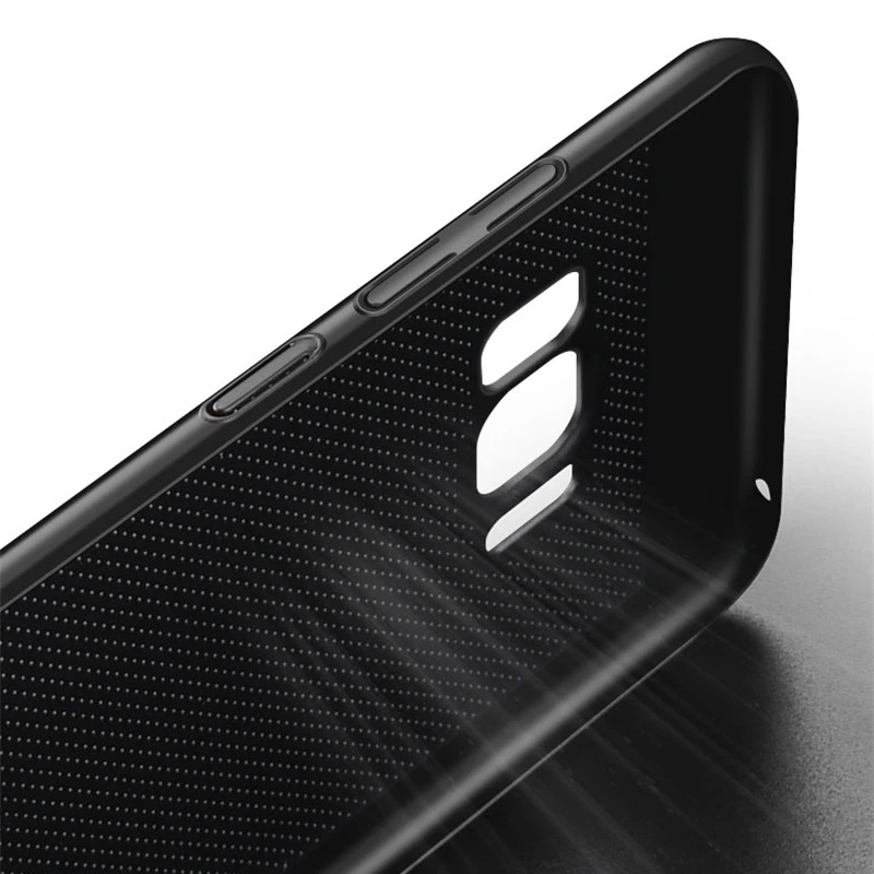 Дышащие светящиеся Чехлы для SamSung Galaxy S8 S9 S10 Plus S10E S6 S7 Edge A30 A50 A20 A10 M10 M20 сетчатые