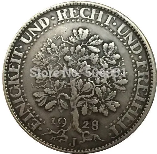 1928J Немецкая монета 1927-1933 разных даты 36 монет копия - Цвет: 1928J