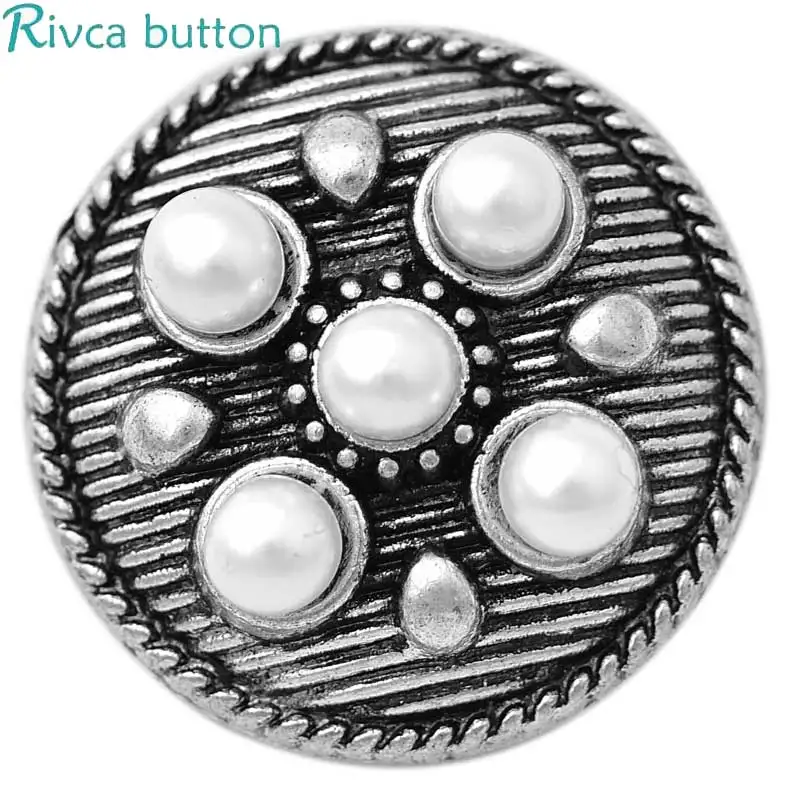 Rivca Snap ginger Button Jewelry DIY 18 мм Цветок лягушка Волк черепаха кнопка оснастки Fit Charm