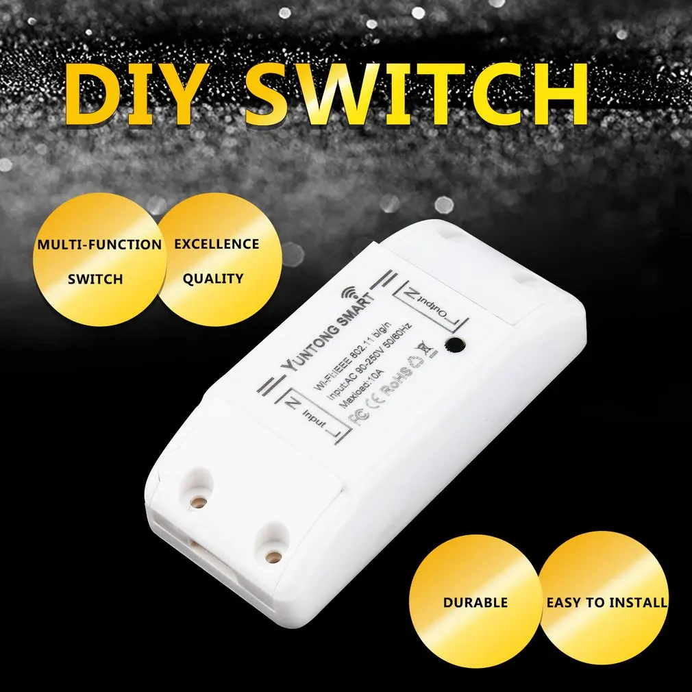 DIY WiFi умный выключатель света Универсальный таймер выключателя беспроводной