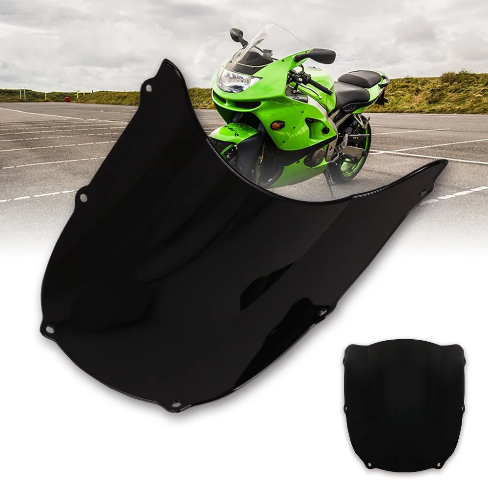 Горячая Распродажа лобовое стекло мотоцикла для Kawasaki NINJA ZX6R 636 ZX-6R 1998-1999 ZX 6R 98 99 Double