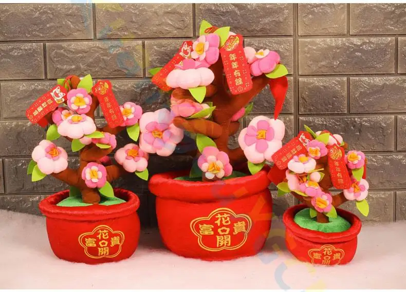 party favor Spring festive mascot ornament wedding photo props Peach orange Fortuna Doll Chinese New Year Decoration house gift | Дом и сад