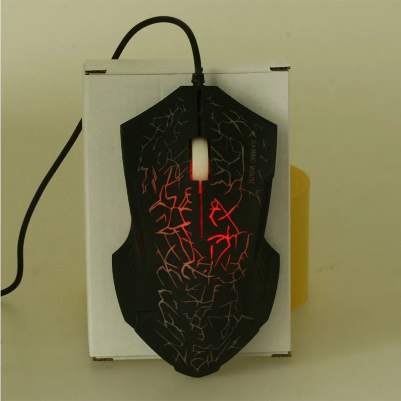Silent Click USB Проводная игровая мышь 6 кнопок 3200 dpi Mute оптическая компьютерная Мыши