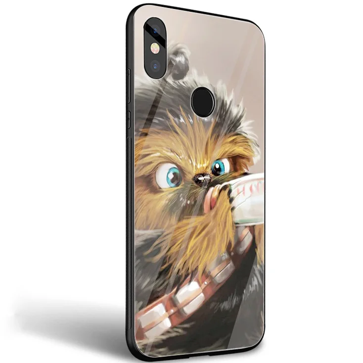 GerleeK стекло ТПУ Звездные войны Чубакка чехол для Xiaomi 8 Lite A1 9 pocophone F1 Redmi Note 5 6 7 Pro 6A 4X |