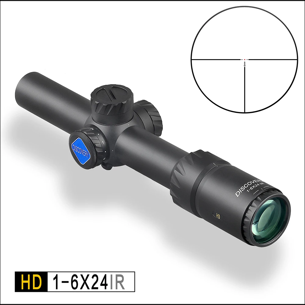 Первооткрыватель открытый оптический Воздушный прицел HD 1-6X24IR короткий aim