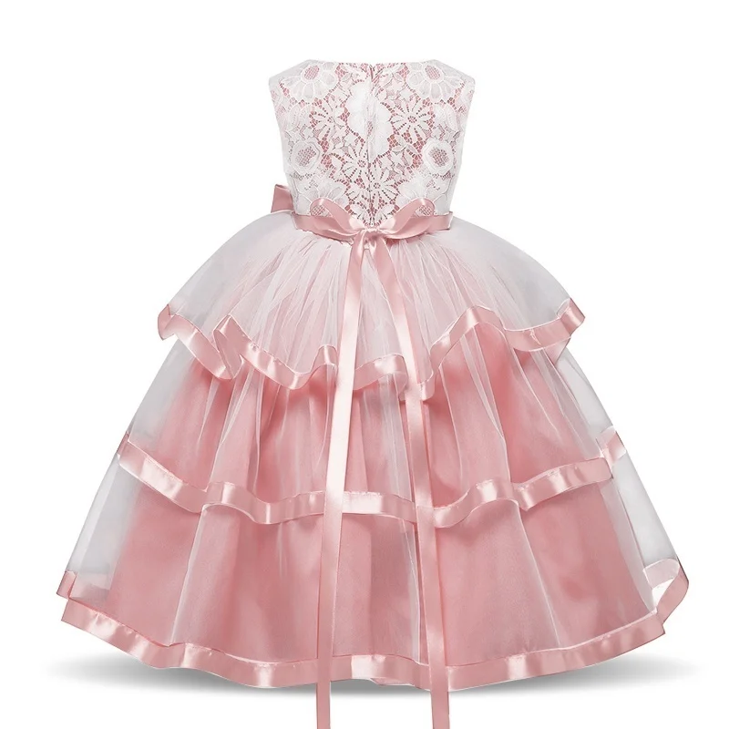 Flower Girl Dress For Wedding Baby Teenagers Children's Dresses Kids Party Wear Summer Clothes 4 6 810 Years Birthday | Детская