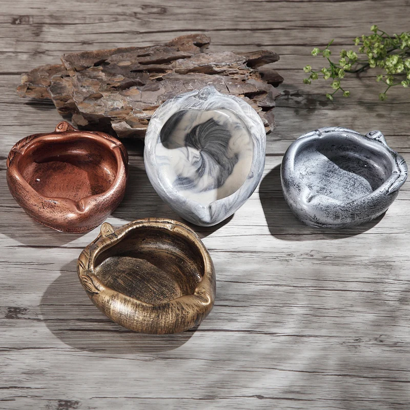 Маленькая персиковая маньтоу китайская пепельница в стиле Ретро