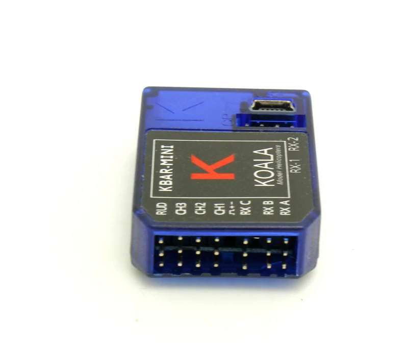 2 шт. синий Кбар K8 3 оси гироскопа Flybarless для 3D Летающий Mikado PK бар vbar Rev 5,3 цифровой полета 450 550 RC вертолет
