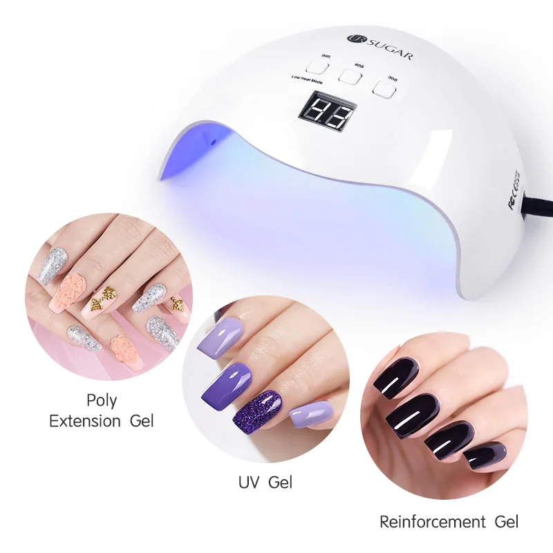UR SUGAR Nail Set UV LED Lamp Dryer With 12pcs Nail Gel Polish Kit Soak Off Manicure Tools Set electric Nail drill For Nail Art