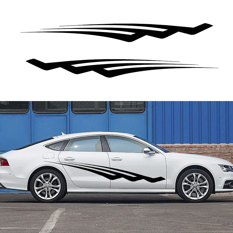 2 х персонализированные полосатые автомобильные наклейки с быстрым темпом Joy Life