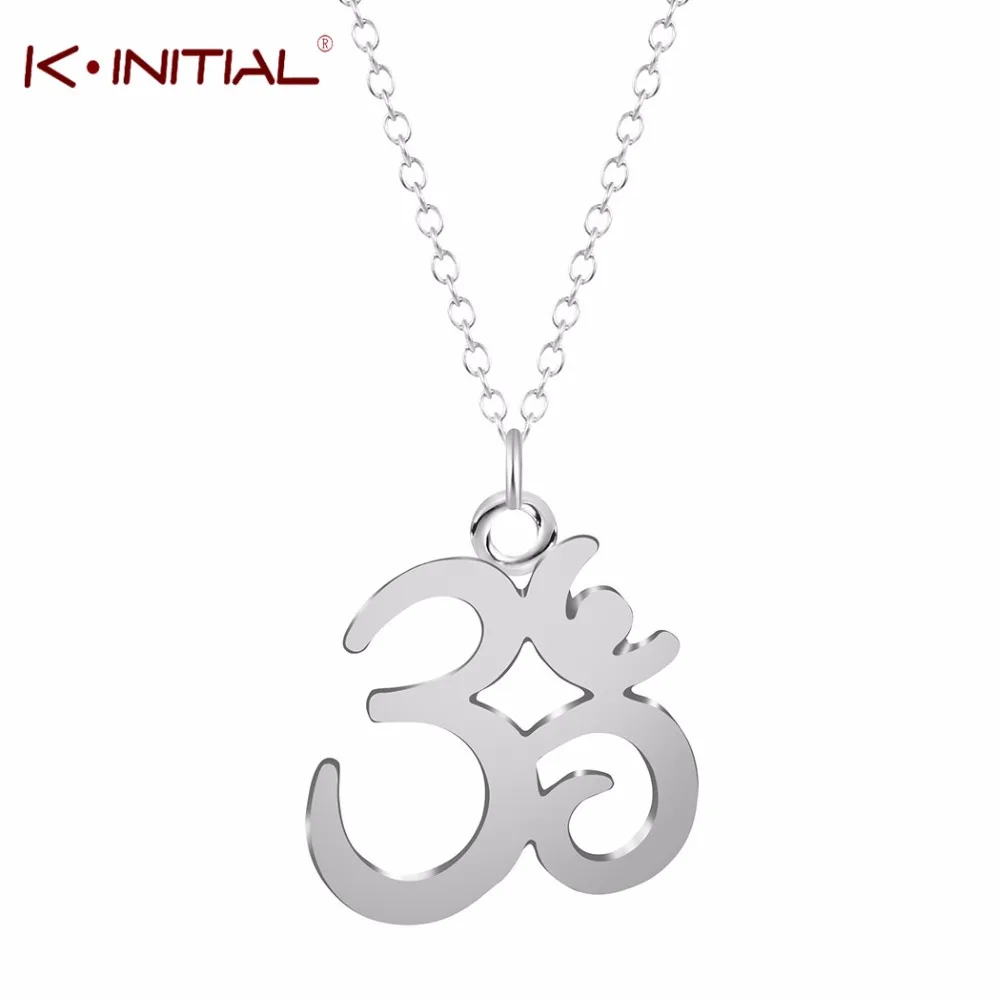 Kinitial 10 шт. Новый Йога Ом Подвески Ожерелья для мужчин модные цвета: золотистый