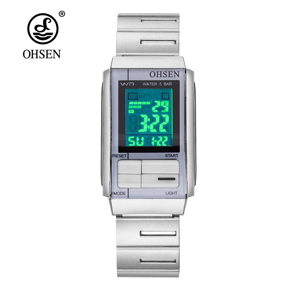 Relogio Feminino Новая мода OHSEN цифровые часы женские 50 м плавание Дата День Дисплей