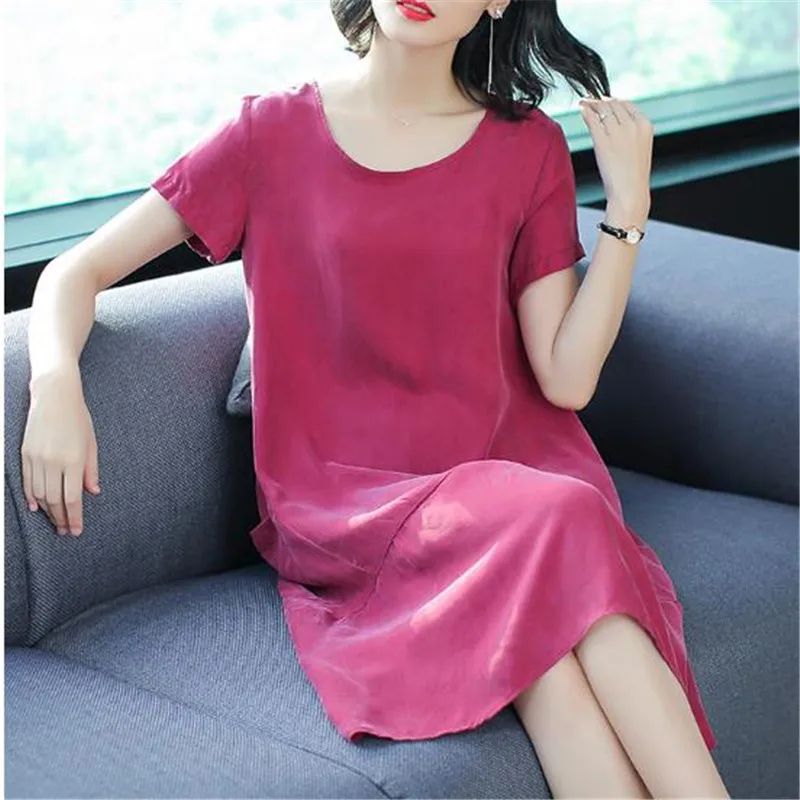 Платья Новинка лета 2019 женское платье большого размера модное свободное летнее с