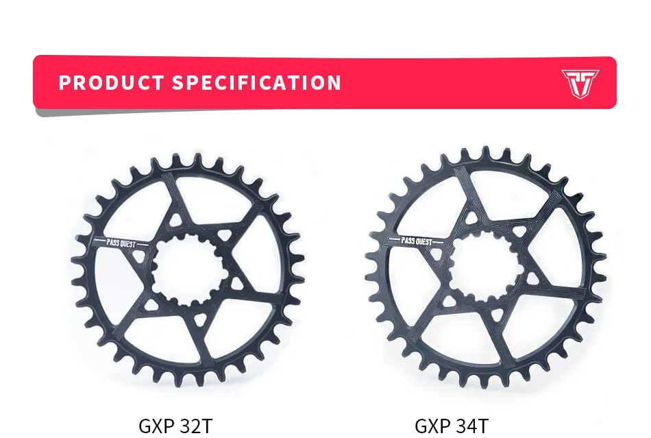 3 мм офсетный GXP велосипед MTB горный велосипед 32 T/34 T/36 T/38 T узкая широкая цепь для XX1 eagle Sram XO1 X1 GX XO X9 велосипедный Картер