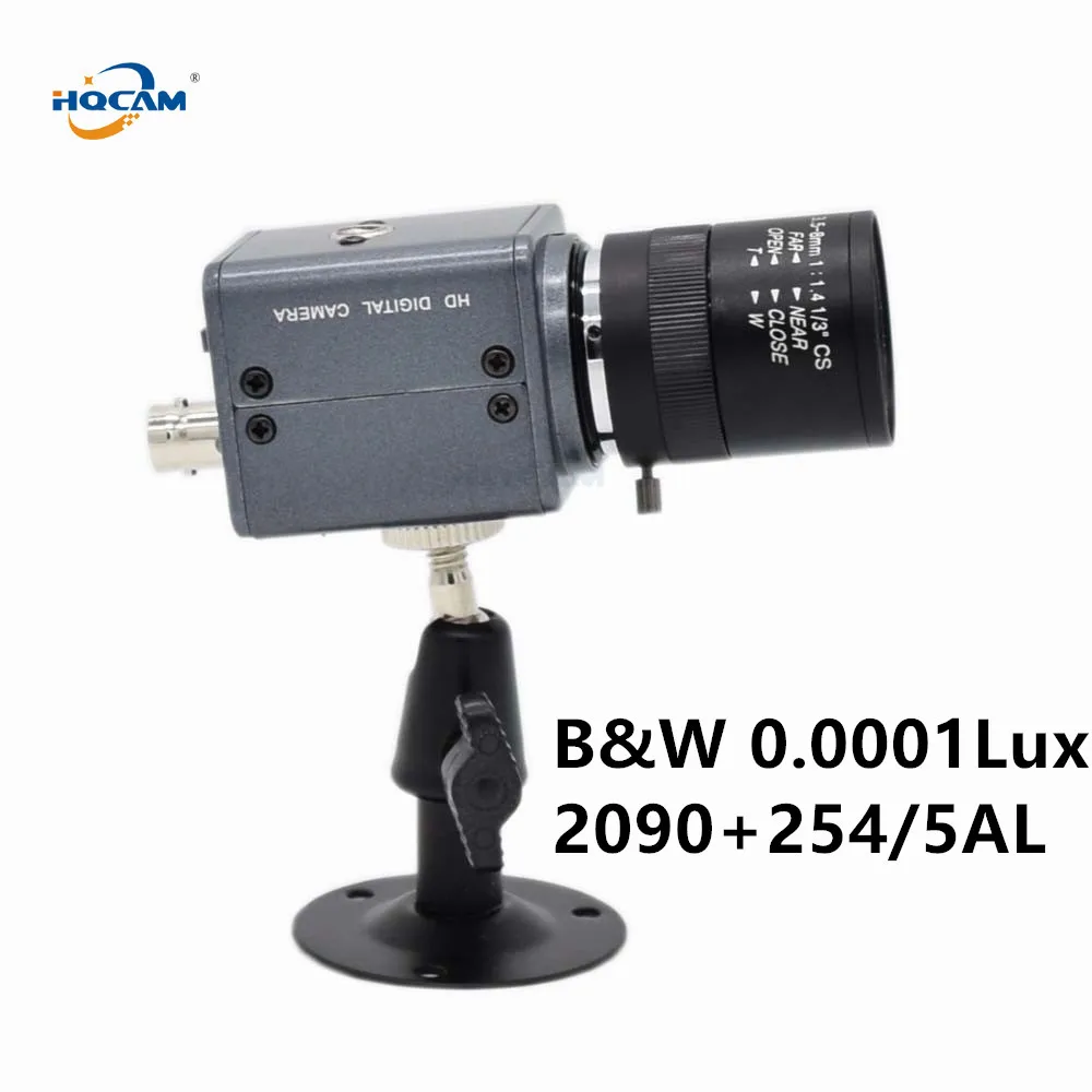 Камера HQCAM CCD B &amp W SONY 254AL 255AL сверхнизкое освещение 0 001lux черно-белая камера