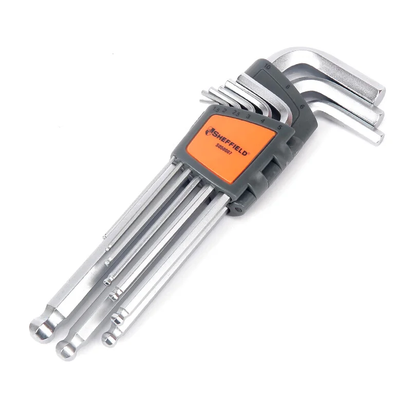 Комплект шестигранных головок Шеффилда 9 шт. S050007|wrench set|hex wrenchhex wrench set |